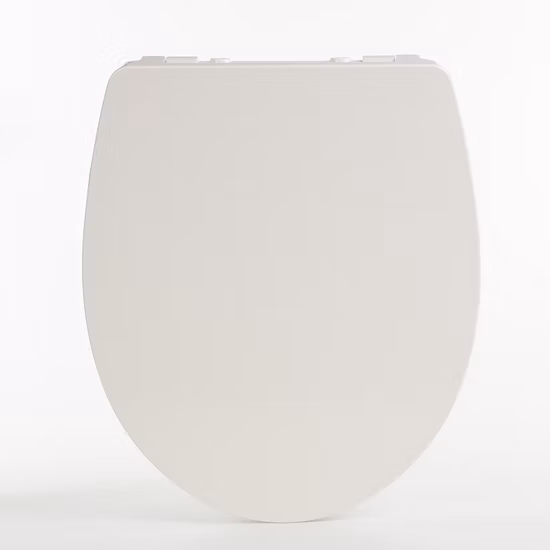 Elongated Toilet Seat Molded Toilet Seat with Quietly Close and Quick Release Hinges, Easy to Install Also Easy to Clean by Aobo