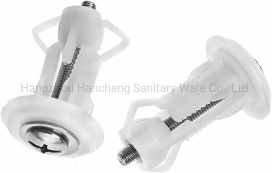 Top Fix Nuts Screws for Top Mount Toilet Seat Hinges, Easy to Install